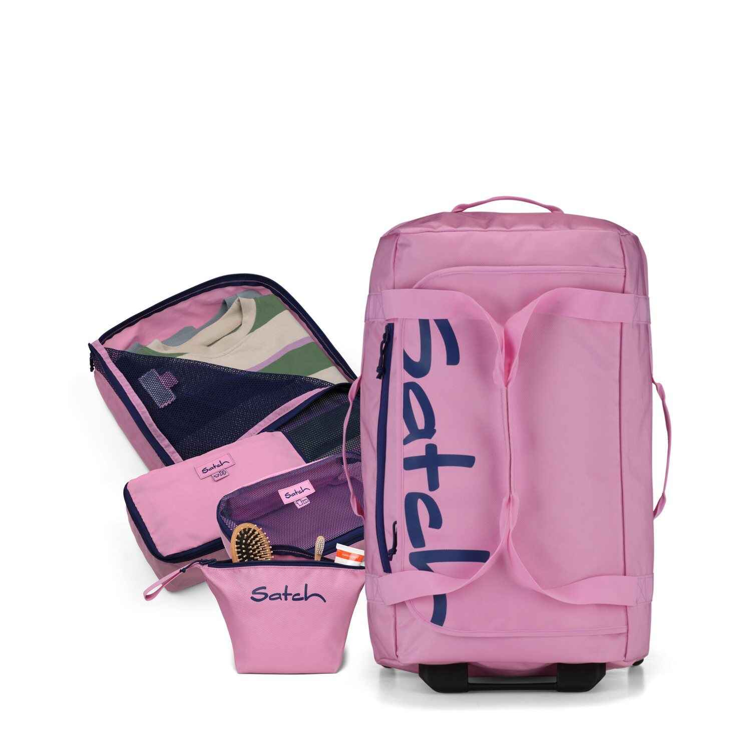 Satch Reisekoffer Jet Pink Set