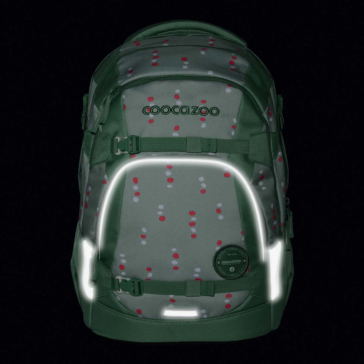 coocazoo Schulrucksack MATE, Dancing Dots