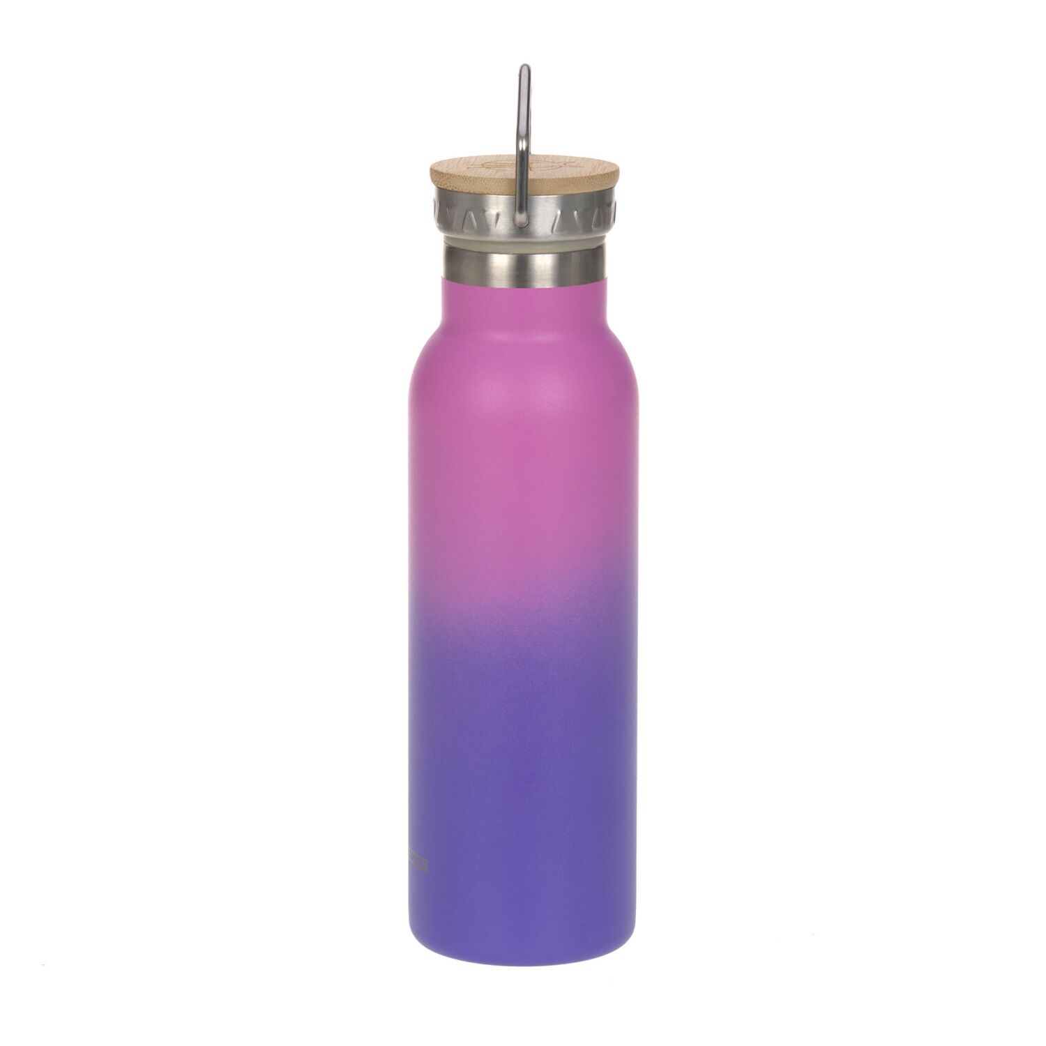 Lässig Trinkflasche Kinder - BOLD Double Walled Edelstahl 460 ml Unique, gradient purple