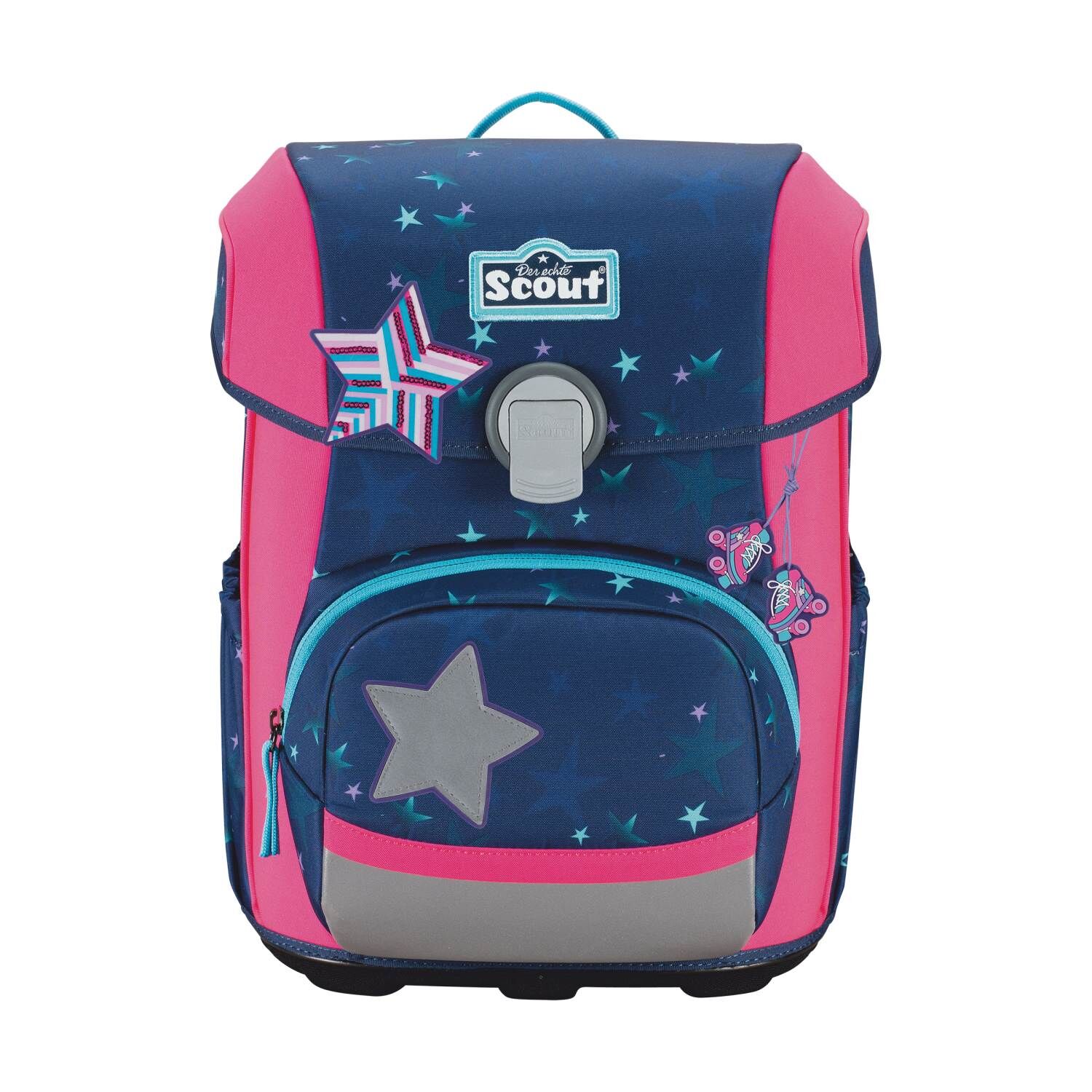 Scout Neo Schulranzen-Set 4 teilig DIN Pretty Star