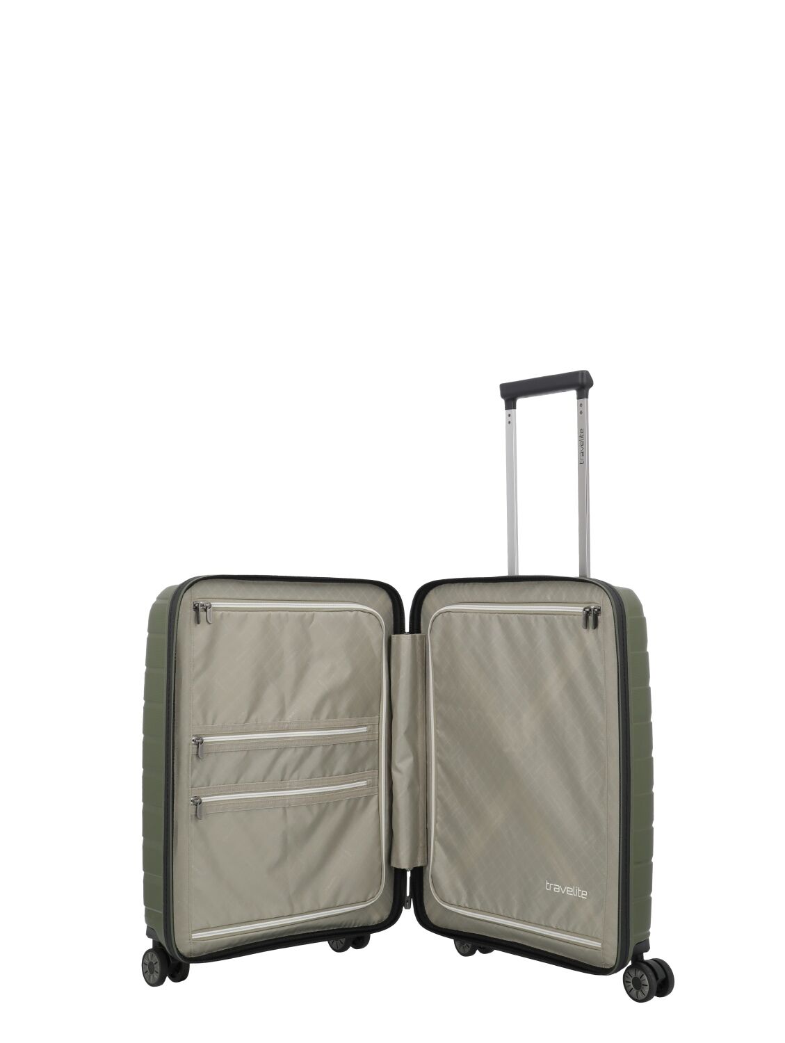Travelite Koffer AIR BASE 4w Trolley S, Olive