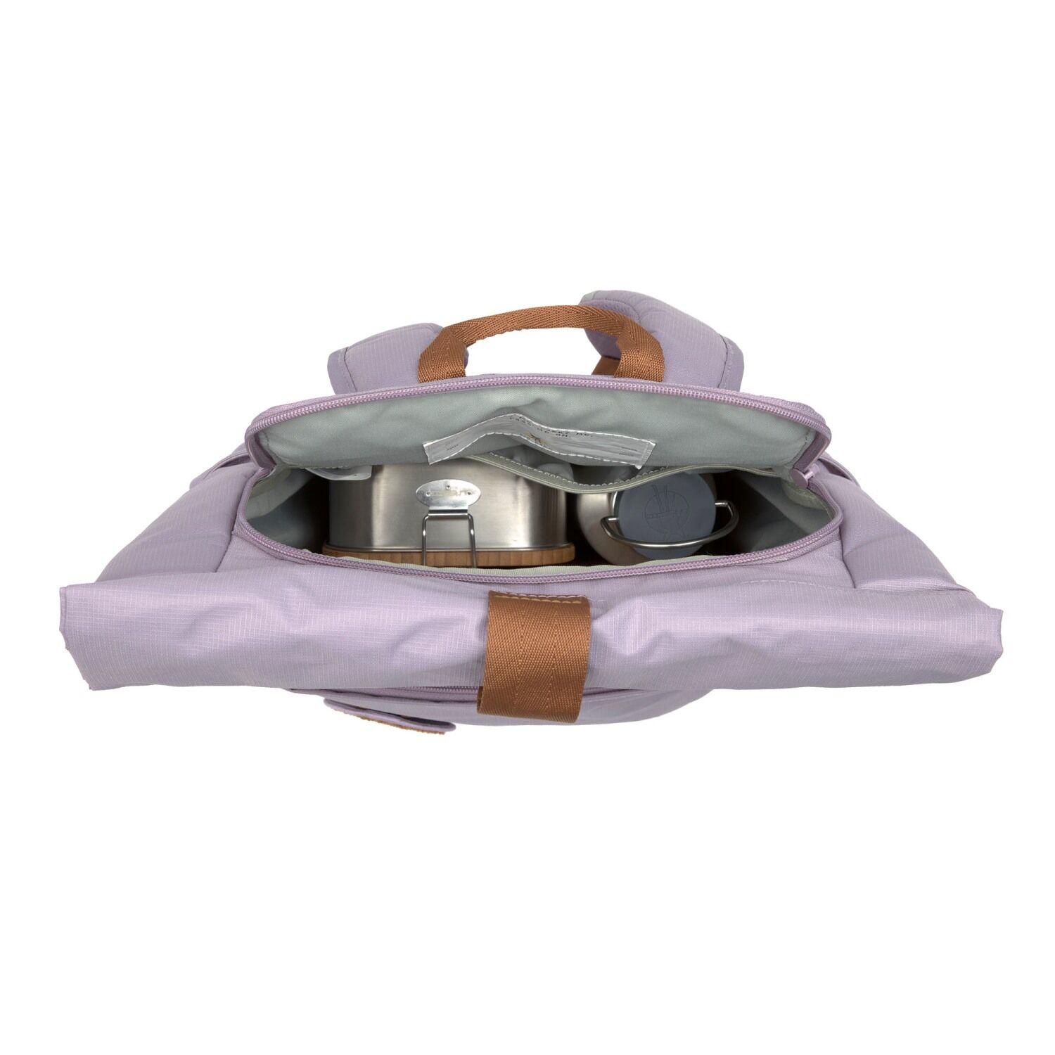 Lässig Kinderrucksack - Medium Rolltop Backpack Little Gang Lila