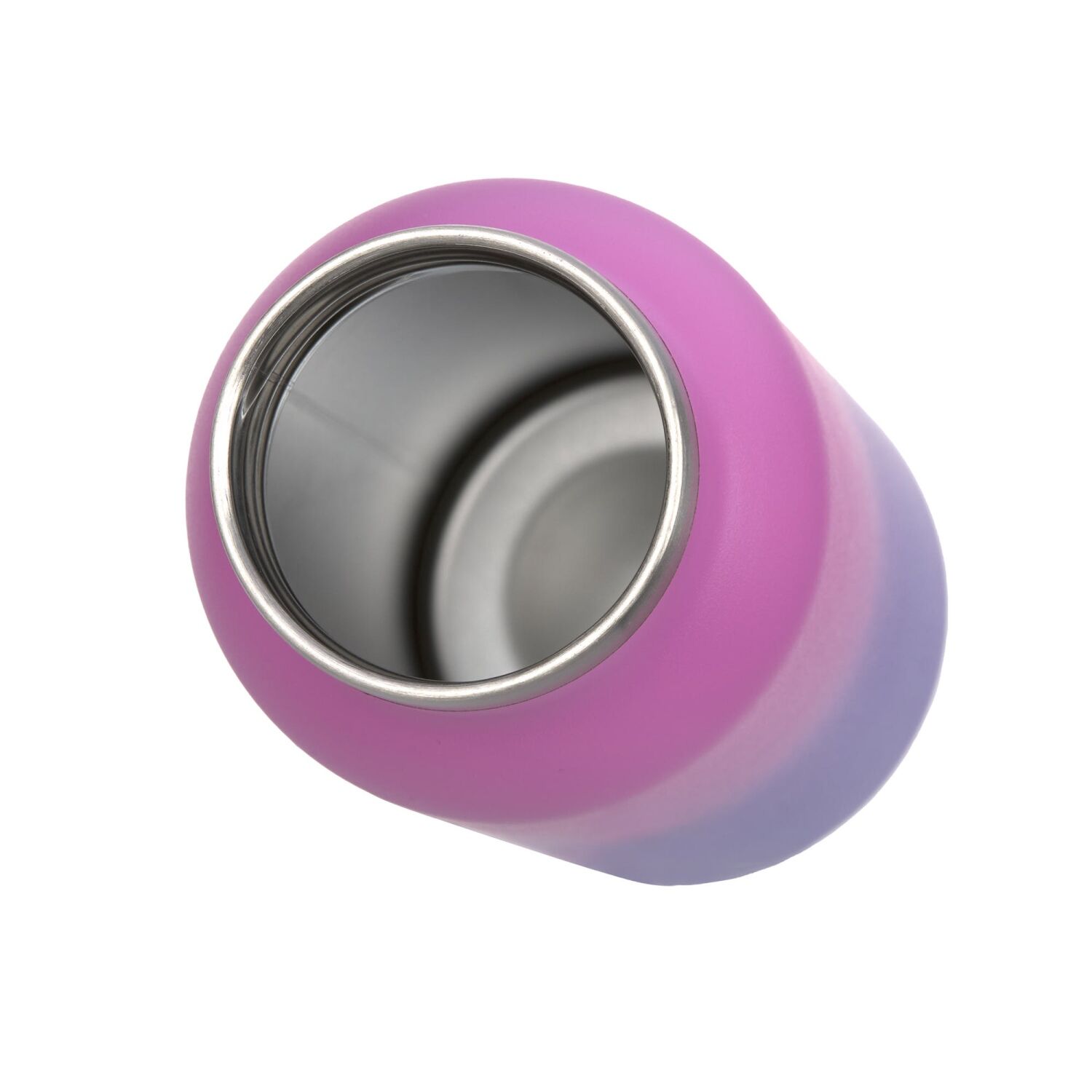 Lässig Trinkflasche Kinder - BOLD Double Walled Edelstahl 460 ml Unique, gradient purple