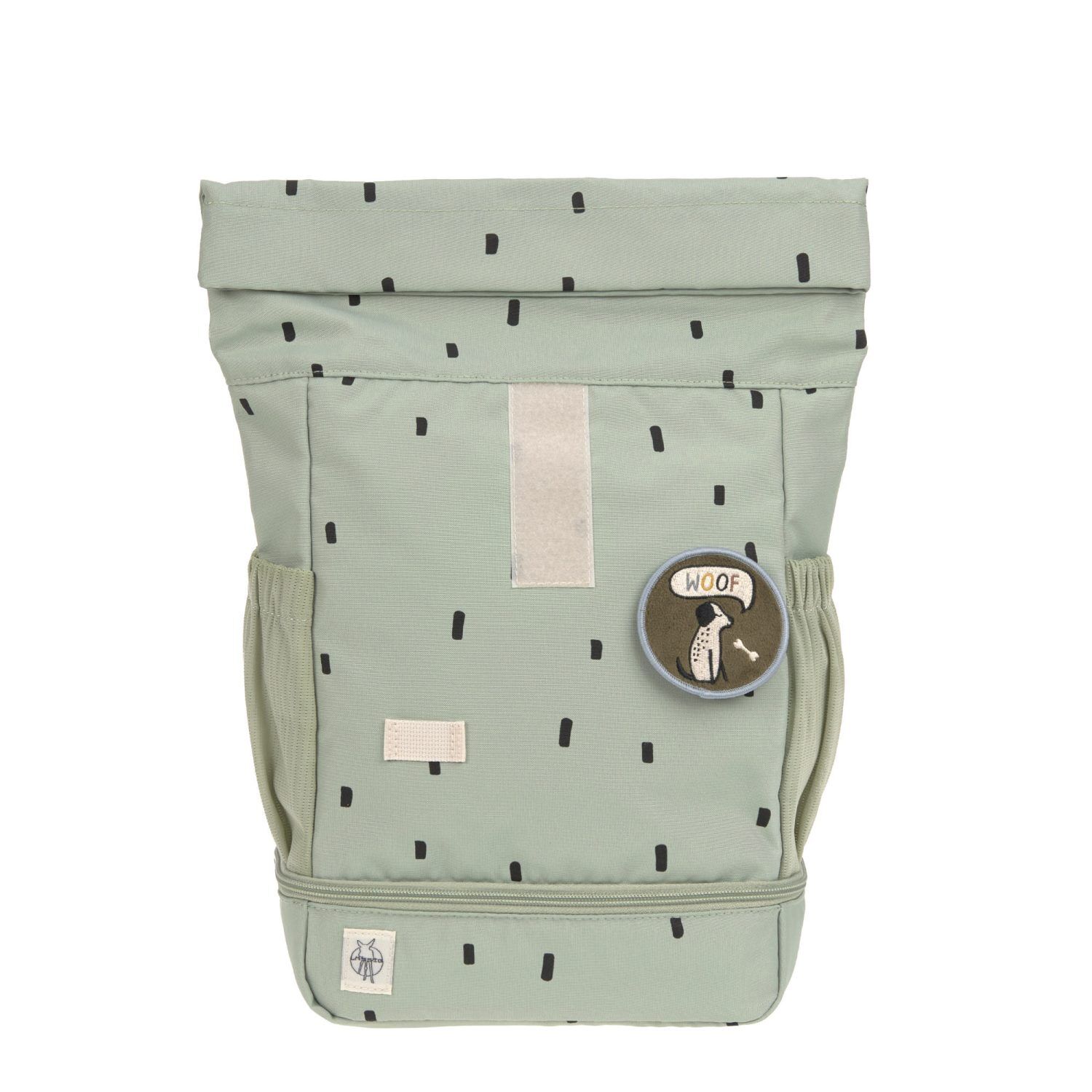 Lässig Kinderrucksack - Mini Rolltop Backpack Happy Prints light olive