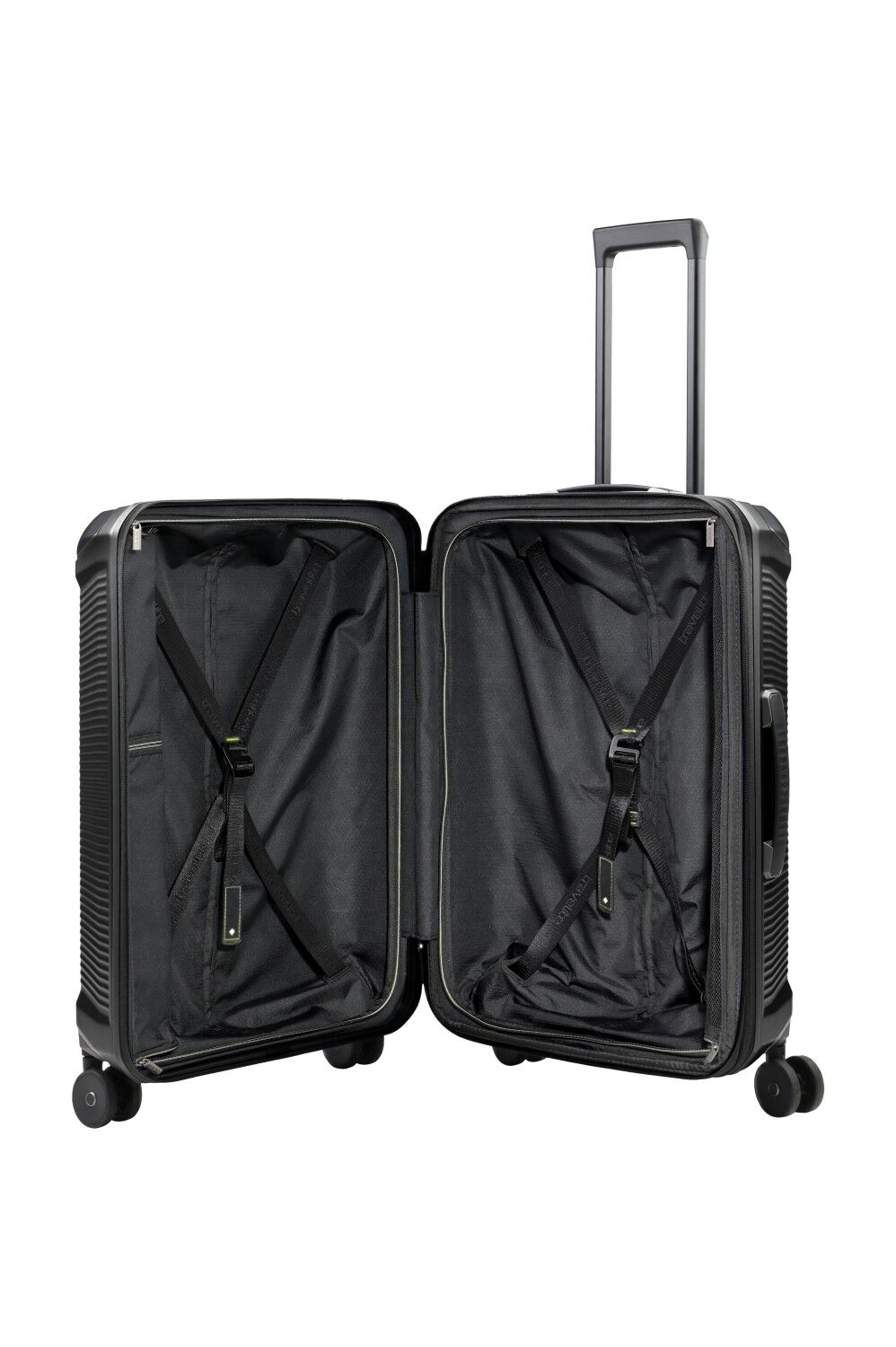 Travelite Koffer MILLENNIUM Trolley 4w M exp., Black