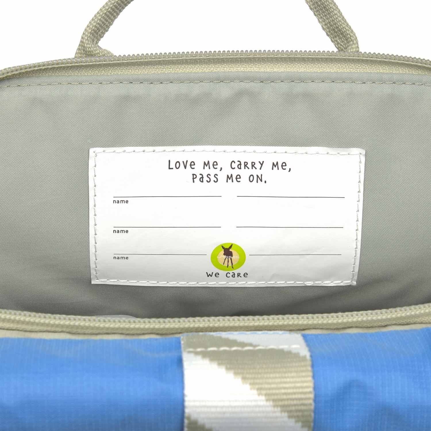 Lässig Kinderrucksack - Mini Rolltop Backpack Sunny Explorer, Grün Blau