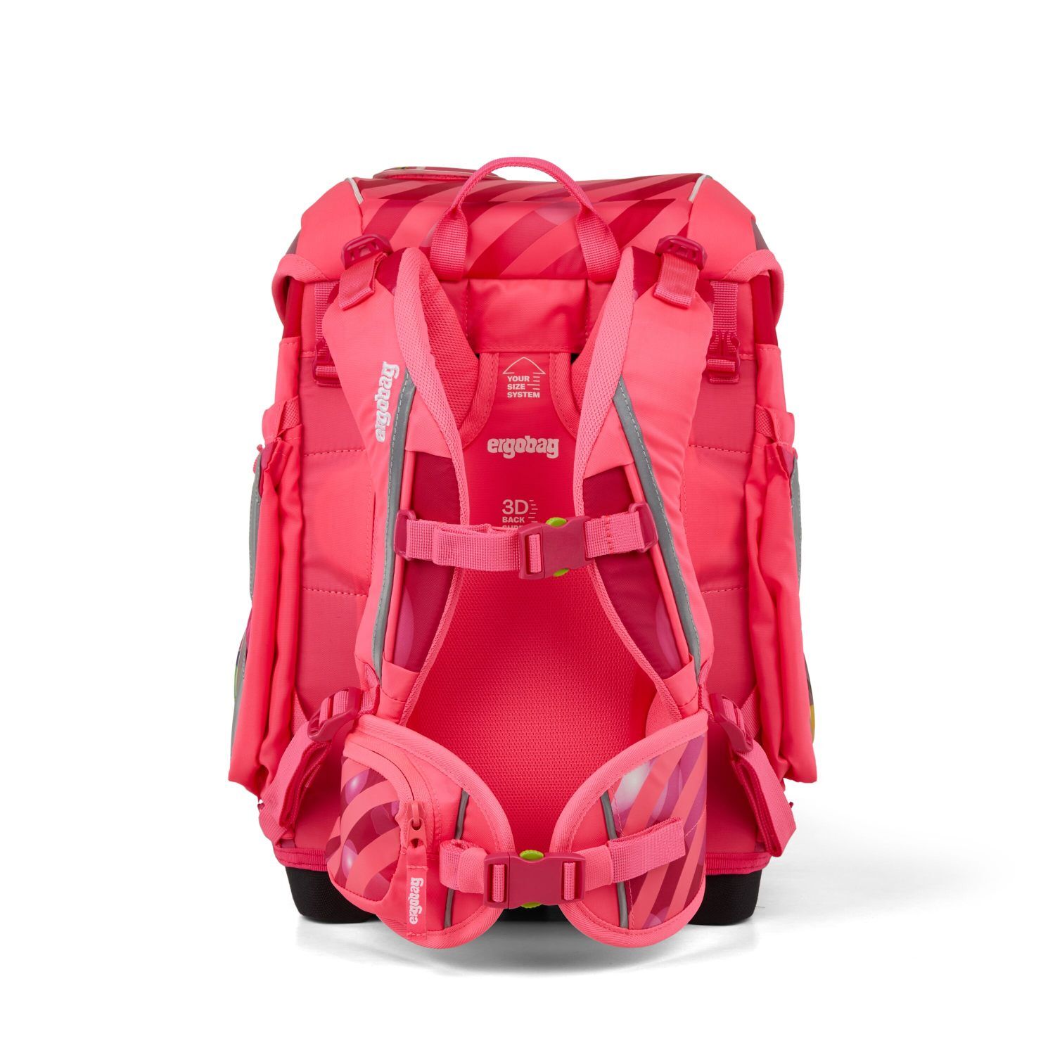 ergobag cubo Schulranzen-Set KuntBärbuntes Einhorn