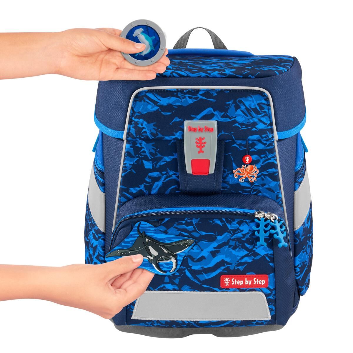 Step by Step SPACE Schulranzen-Set "Manta Rio", 5-teilig