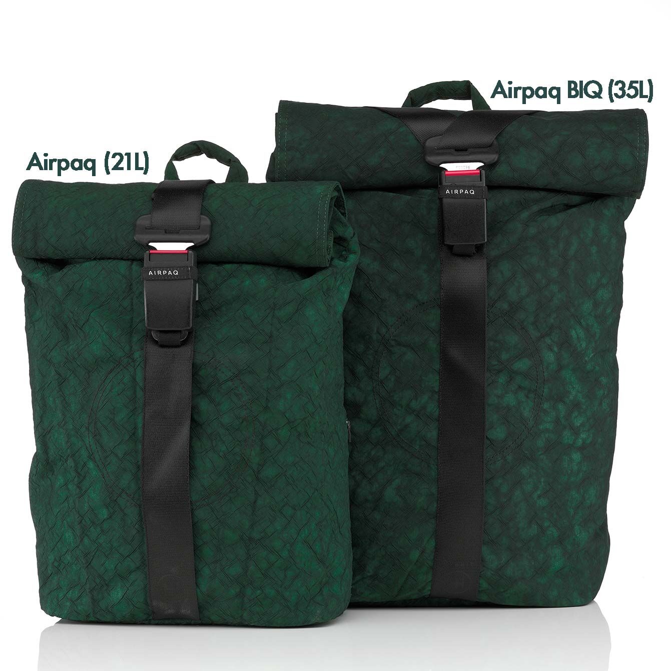 Airpaq Rucksack Rolltop BIQ Unicolor green