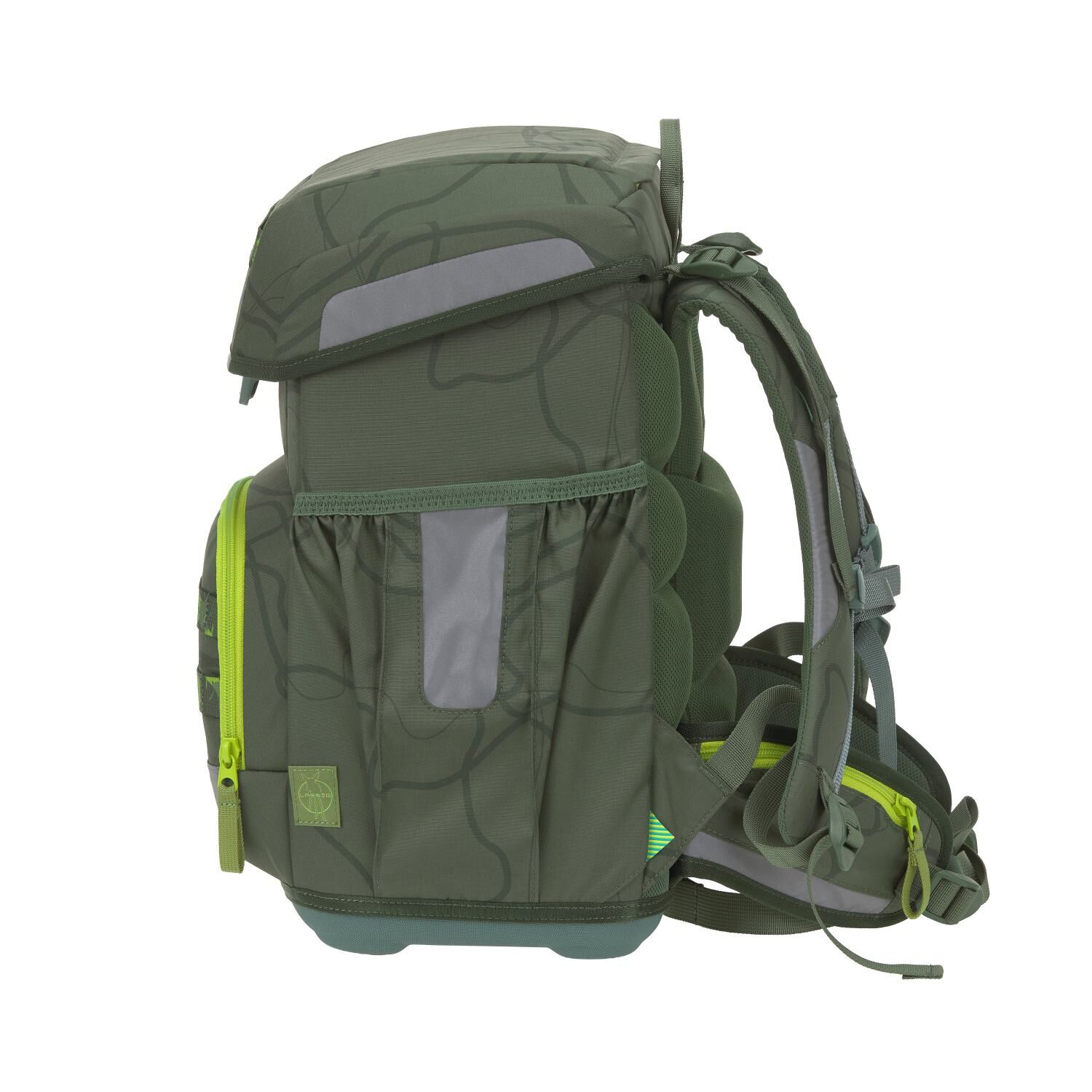 Lässig Schulranzen-Set Light, Unique Jungle green