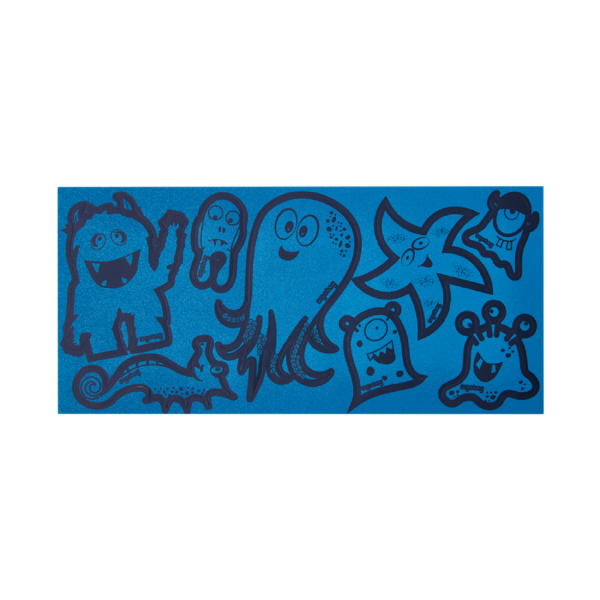 ergobag Sticker Reflexie-Sticker Set Monster Blau