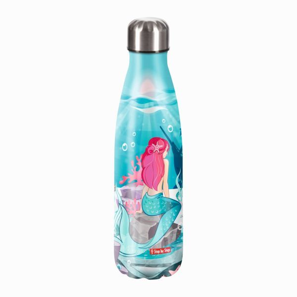 Step by Step Isolierte Edelstahl-Trinkflasche "Mermaid Bella"