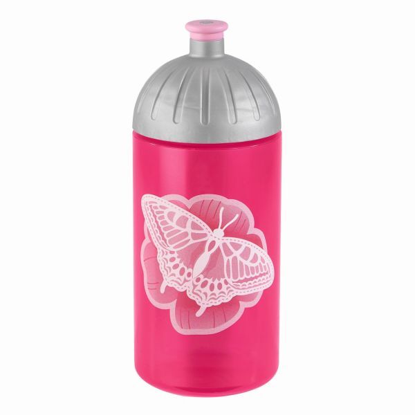 Step by Step Trinkflasche "Butterfly Lina", Pink