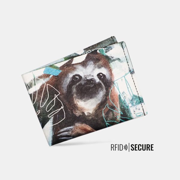 paprcuts Portemonnaie RFID - Happy sloth (Jules Boho)