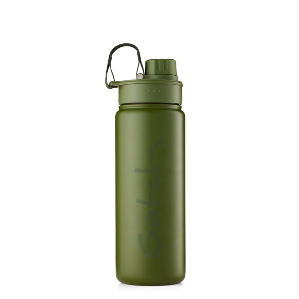 Satch Thermo Edelstahl-Trinkflasche olive steel