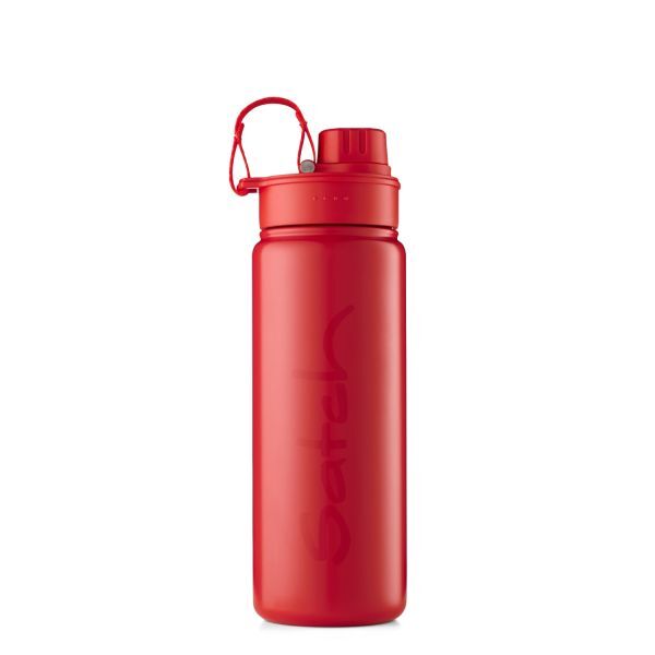 Satch Thermo Edelstahl-Trinkflasche red steel