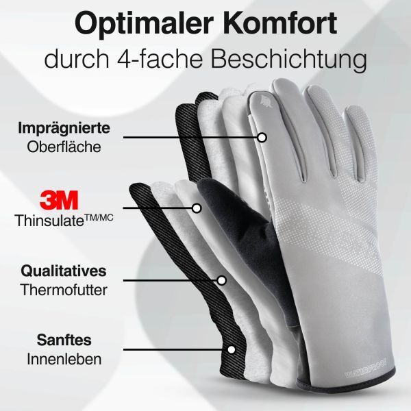 Valkental GloRider Ultra Handschuhe - M - Reflective