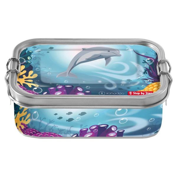 Step by Step Edelstahl-Lunchbox "Dolphin Pippa"