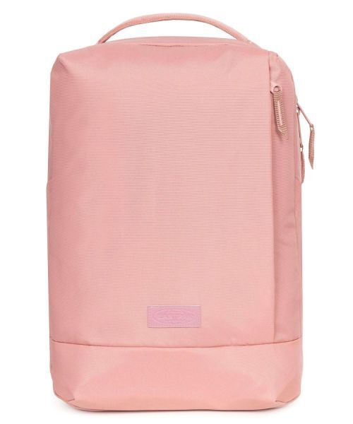 Rucksack Pink mit Laptopfach, Dokumentenfach und Eastpak Logo. Volumen 20 Liter. Maße 28x44x16 cm.