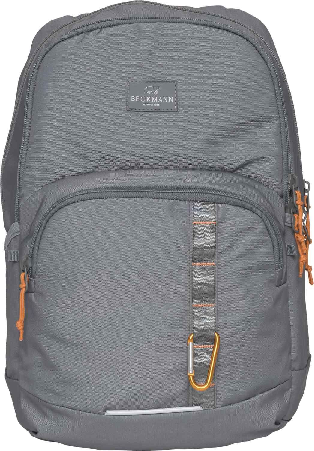 MILAN Be Wool Schulrucksack – Klein, Orange Mit Blauen Akzenten, 33 X 23,5 X 10 Cm